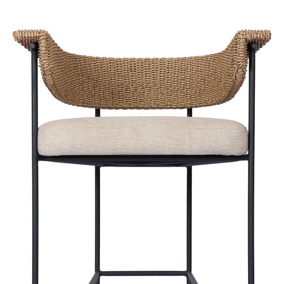 Carrie Outdoor Stool - Ellor Beige