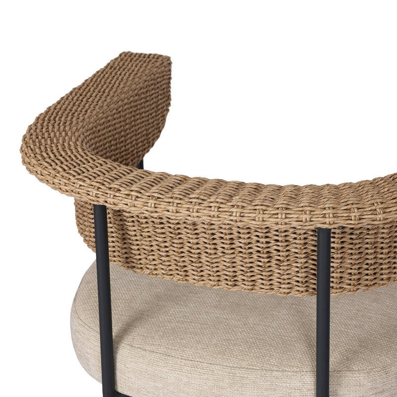 Carrie Outdoor Stool - Ellor Beige