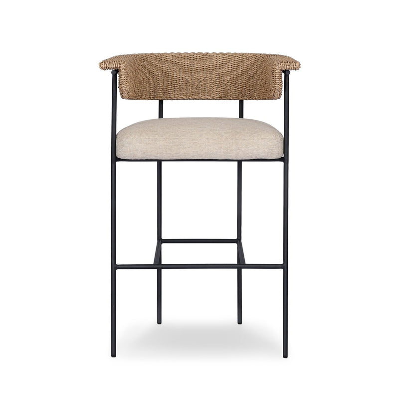 Carrie Outdoor Stool - Ellor Beige