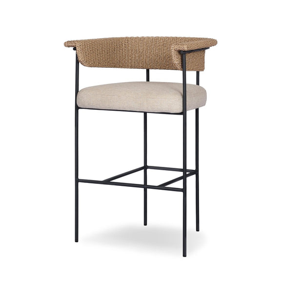 Carrie Outdoor Stool - Ellor Beige