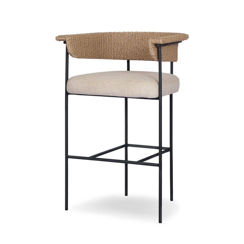 Carrie Outdoor Stool - Ellor Beige