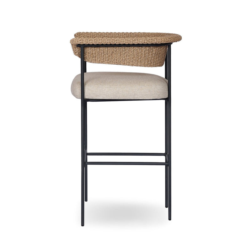 Carrie Outdoor Stool - Ellor Beige
