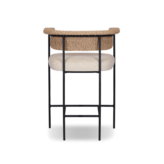 Carrie Outdoor Stool - Ellor Beige