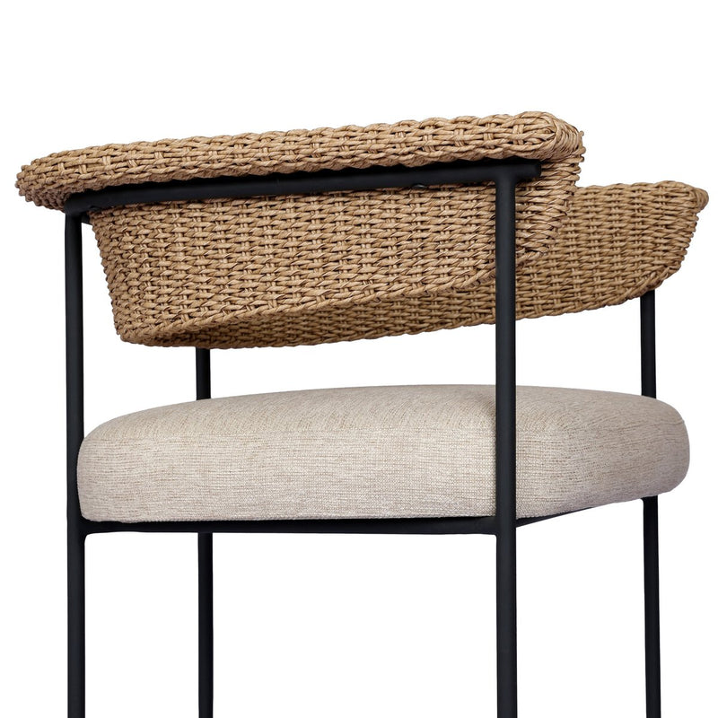 Carrie Outdoor Stool - Ellor Beige