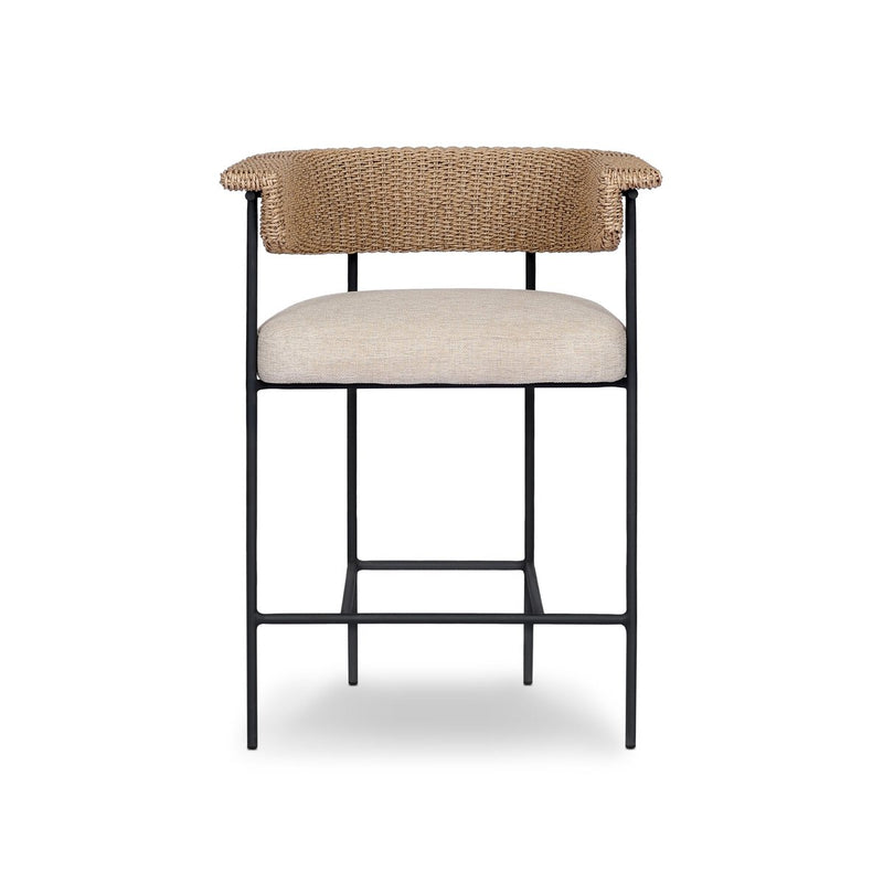 Carrie Outdoor Stool - Ellor Beige