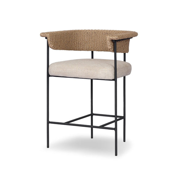 Carrie Outdoor Stool - Ellor Beige