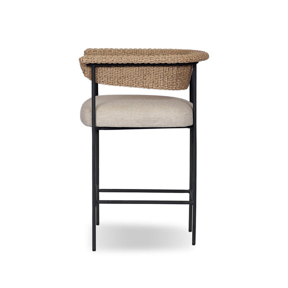 Carrie Outdoor Stool - Ellor Beige