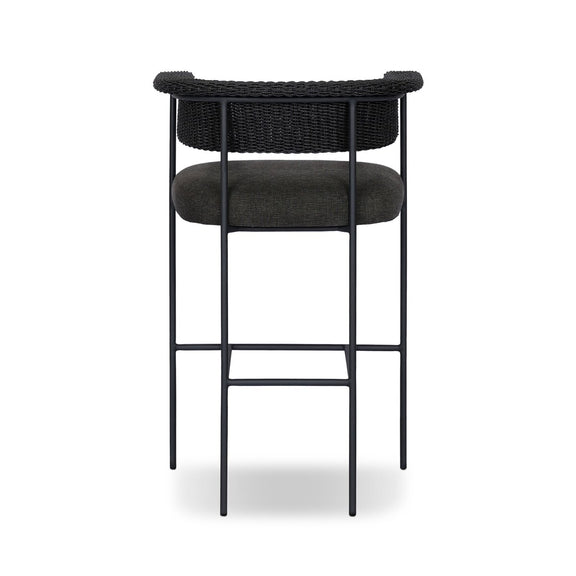 Carrie Outdoor Stool - Ellor Black