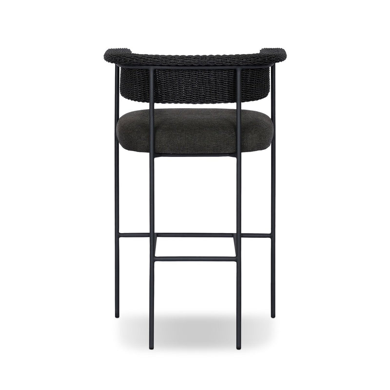 Carrie Outdoor Stool - Ellor Black