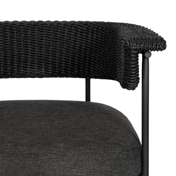 Carrie Outdoor Stool - Ellor Black