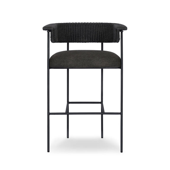 Carrie Outdoor Stool - Ellor Black