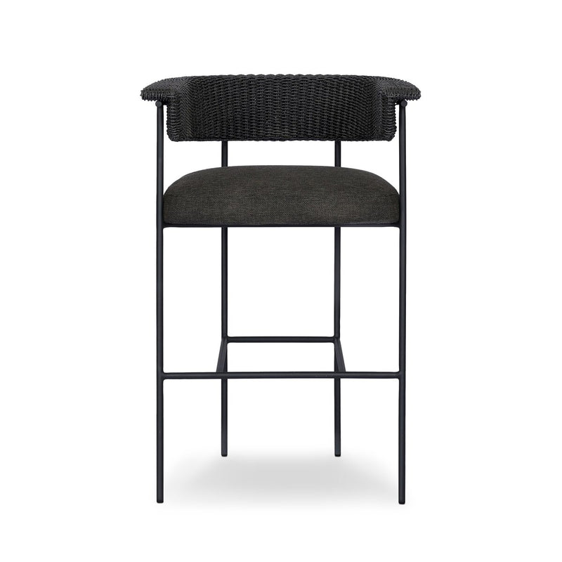 Carrie Outdoor Stool - Ellor Black