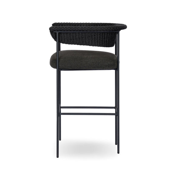 Carrie Outdoor Stool - Ellor Black