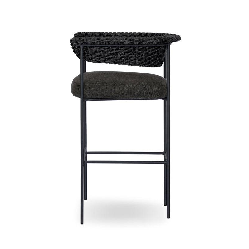 Carrie Outdoor Stool - Ellor Black