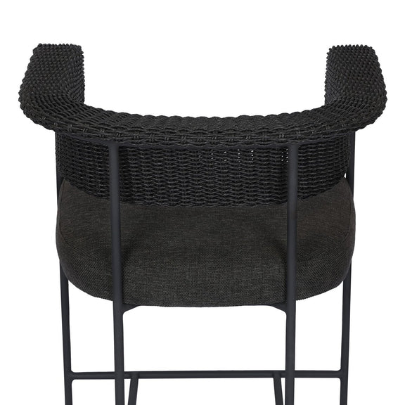 Carrie Outdoor Stool - Ellor Black