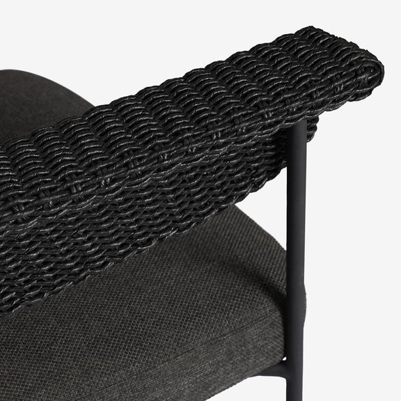 Carrie Outdoor Stool - Ellor Black