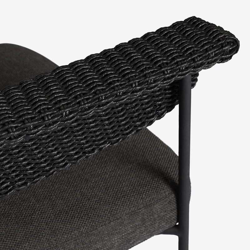 Carrie Outdoor Stool - Ellor Black
