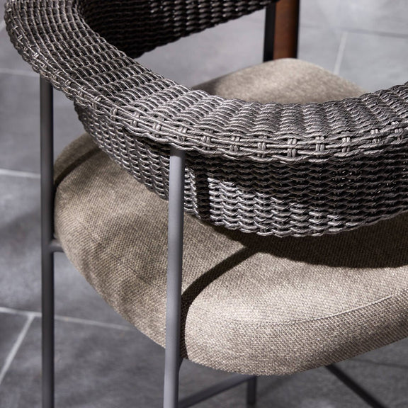 Carrie Outdoor Stool - Ellor Black
