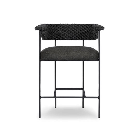 Carrie Outdoor Stool - Ellor Black