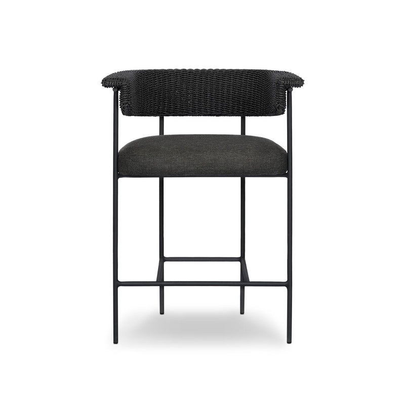 Carrie Outdoor Stool - Ellor Black