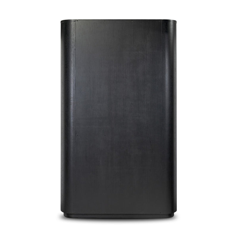 Pilar Cabinet - Charcoal Oak Veneer
