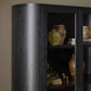 Pilar Cabinet - Charcoal Oak Veneer