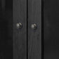 Pilar Cabinet - Charcoal Oak Veneer