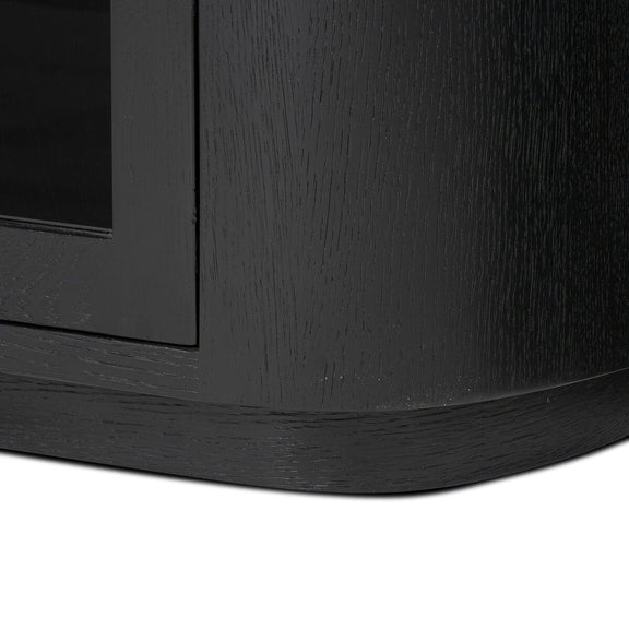 Pilar Cabinet - Charcoal Oak Veneer