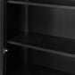 Pilar Cabinet - Charcoal Oak Veneer