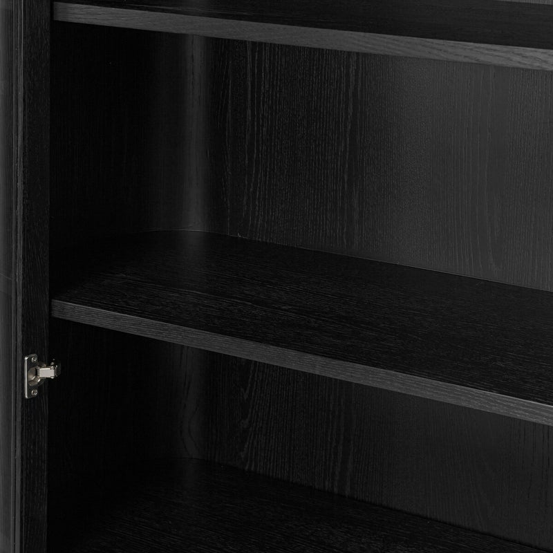 Pilar Cabinet - Charcoal Oak Veneer