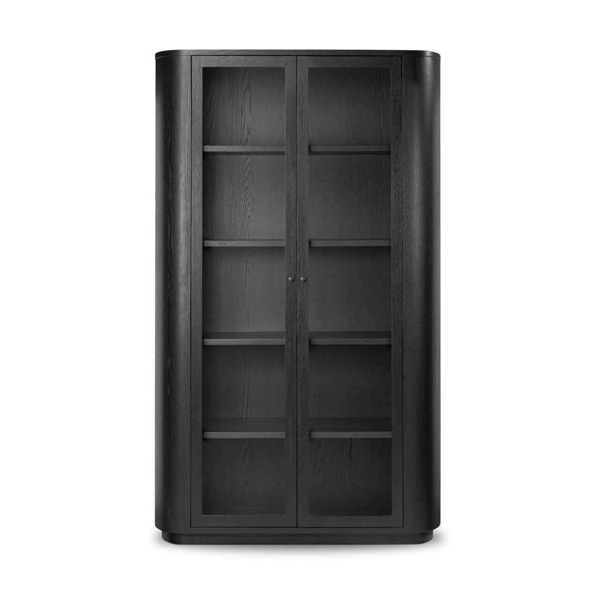 Pilar Cabinet - Charcoal Oak Veneer