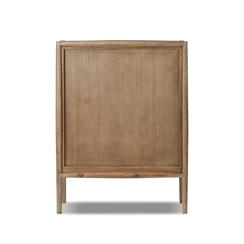 Glenview Bar Cabinet - Weathered Oak