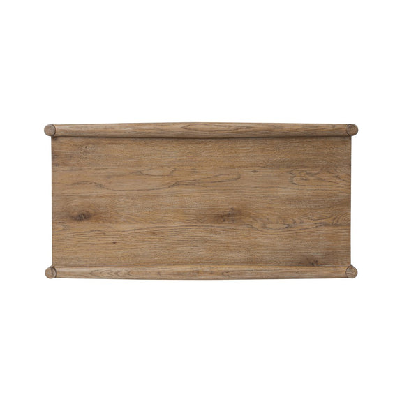 Glenview Bar Cabinet - Weathered Oak
