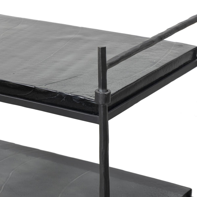 Teagan Bar Cart - Forged Gunmetal
