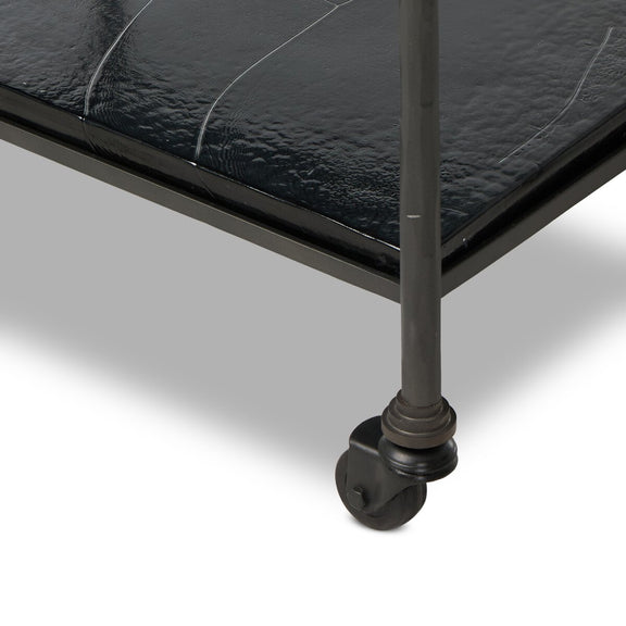 Teagan Bar Cart - Forged Gunmetal