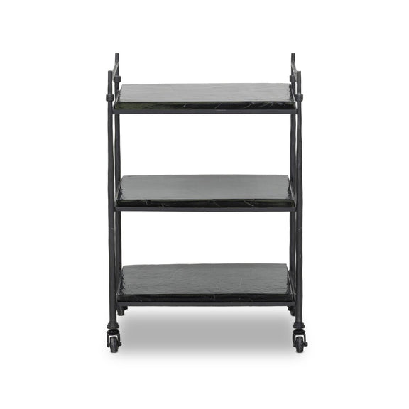 Teagan Bar Cart - Forged Gunmetal