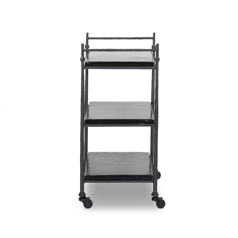 Teagan Bar Cart - Forged Gunmetal