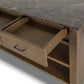 Divina Kitchen Island - Warm Grey Marble