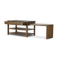 Divina Kitchen Island - Warm Grey Marble