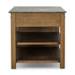 Divina Kitchen Island - Warm Grey Marble