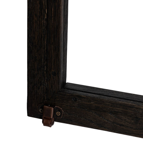 Hepburn Wide Cabinet - Dark Anthracite Oak Veneer