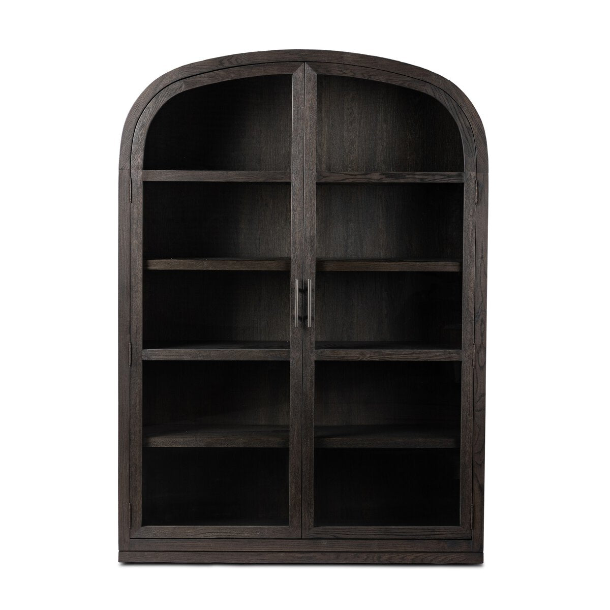 Hepburn Wide Cabinet - Dark Anthracite Oak Veneer