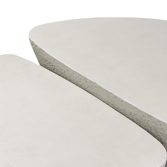 Medina Outdoor Nesting Coffee Tables - Matte Stone