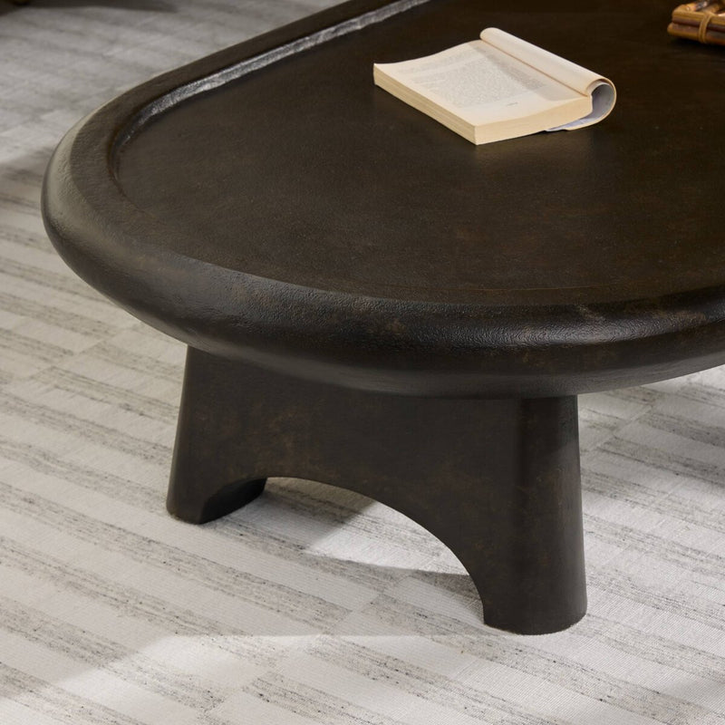 Varo Outdoor Coffee Table - Distressed Bronze