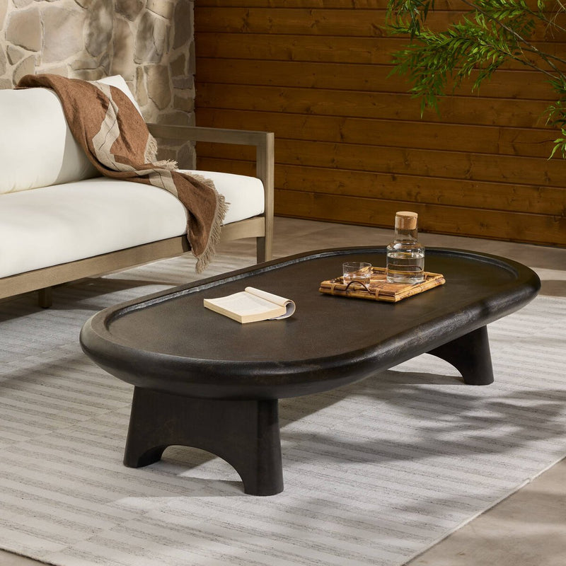 Varo Outdoor Coffee Table - Distressed Bronze
