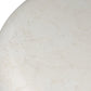 Imogene Round Outdoor Coffee Table - Aged White Concrete