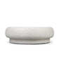 Imogene Round Outdoor Coffee Table - Aged White Concrete