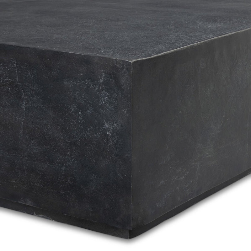 Graso Outdoor Square Coffee Table - Aged Grey