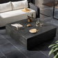 Graso Outdoor Square Coffee Table - Aged Grey