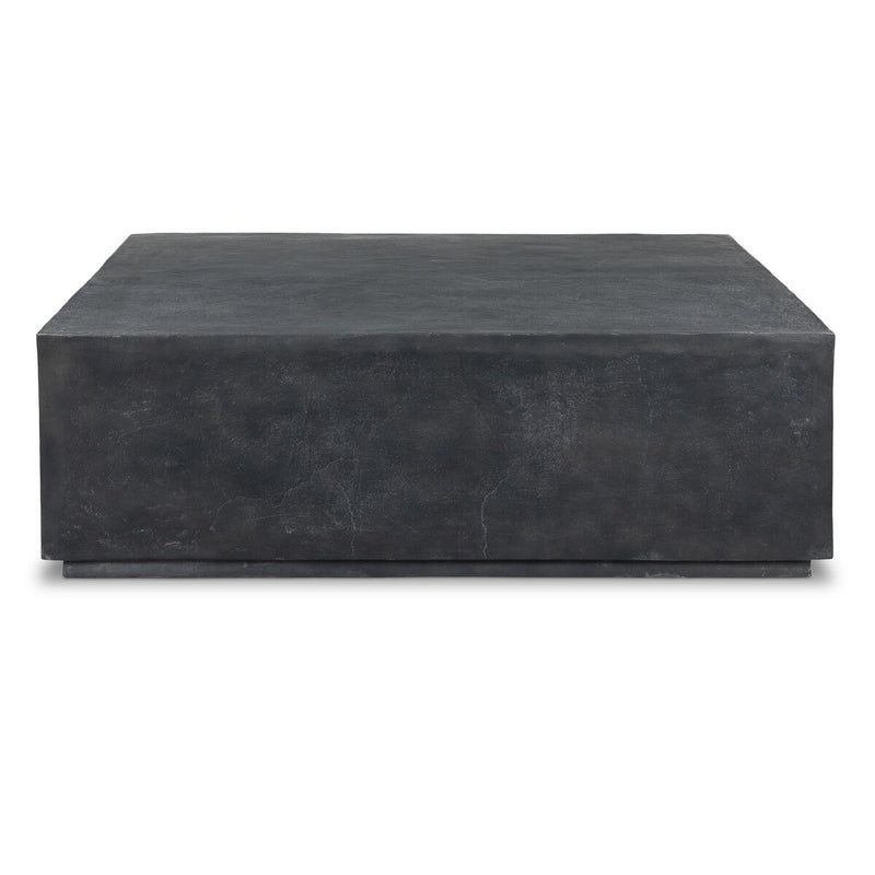 Graso Outdoor Square Coffee Table - Aged Grey